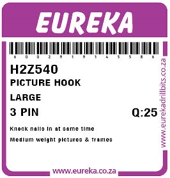 H2Z540 - Picture Hook -H2Z540_label_T